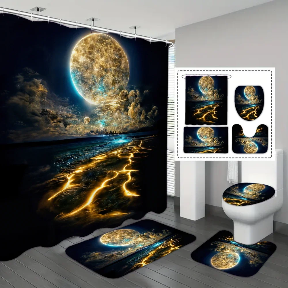 

Набор для ванной CMYK Star River Moon из полиэстера