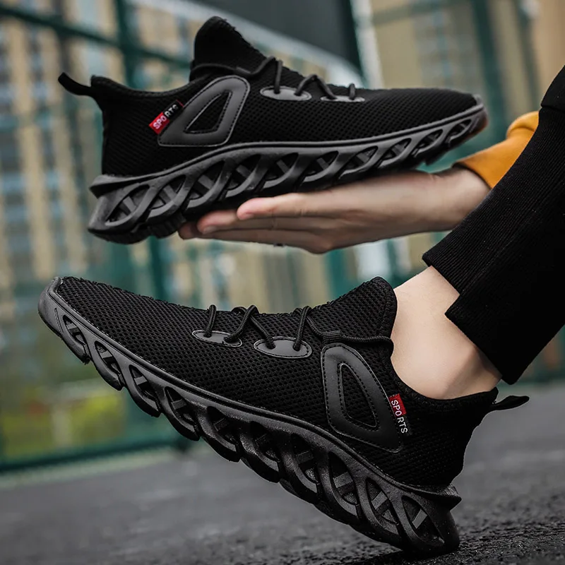 Men Comfortables Breathable Mesh Casual Lightweight Running Wear-resistant Gym Shoes Sneakers Jogging Anti-Odor