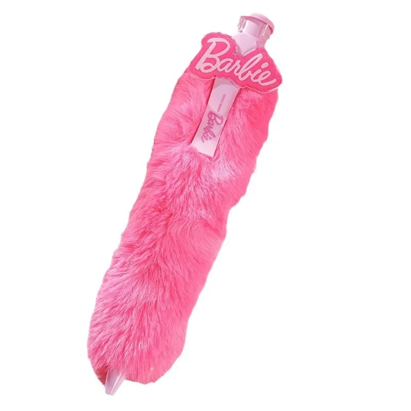Розовая гелевая ручка Барби плюшевые шариковые ручки милые креативные удобные