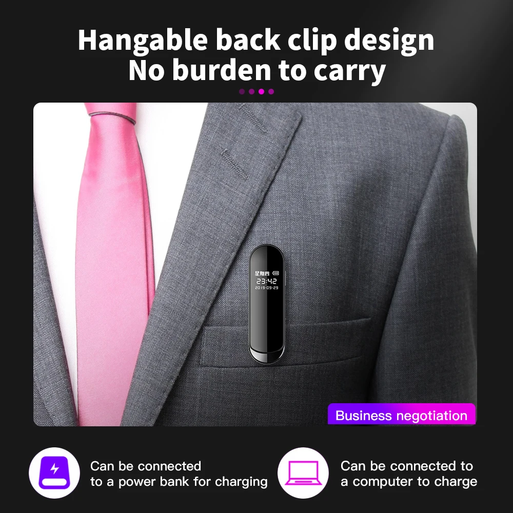 

V8 Voice Recorder Audio and Video Sync Camera Pen Ai Smart High-definition Video Noise Reduction Portable Video Pen up to 256GB