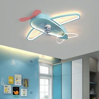 children bedroom baby room led ceiling lights with fan luminaire lustre cartoon airplane led ceiling lamp for boys girls bedroom