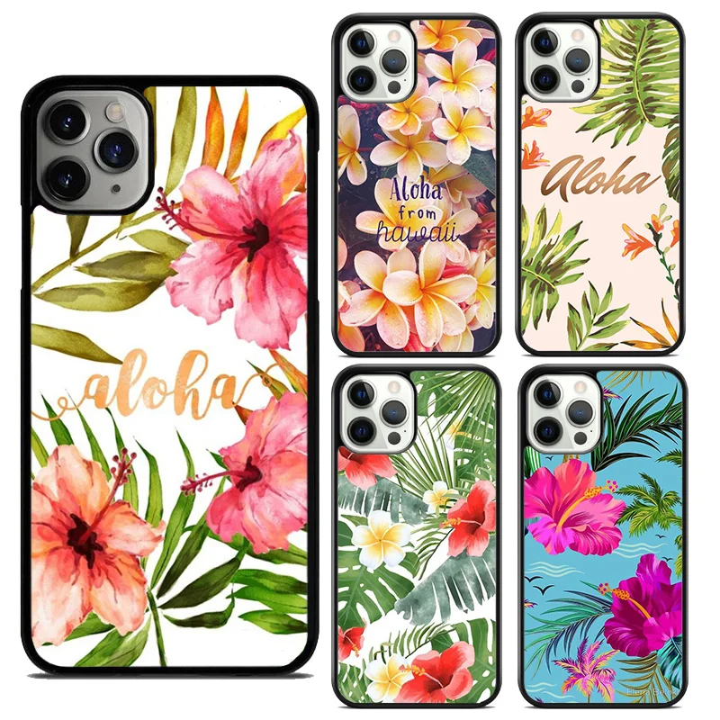 Чехол для телефона с гавайским алогой iPhone 16 15 SE2020 6 7 8 plus 11 12 mini 13 14 pro max