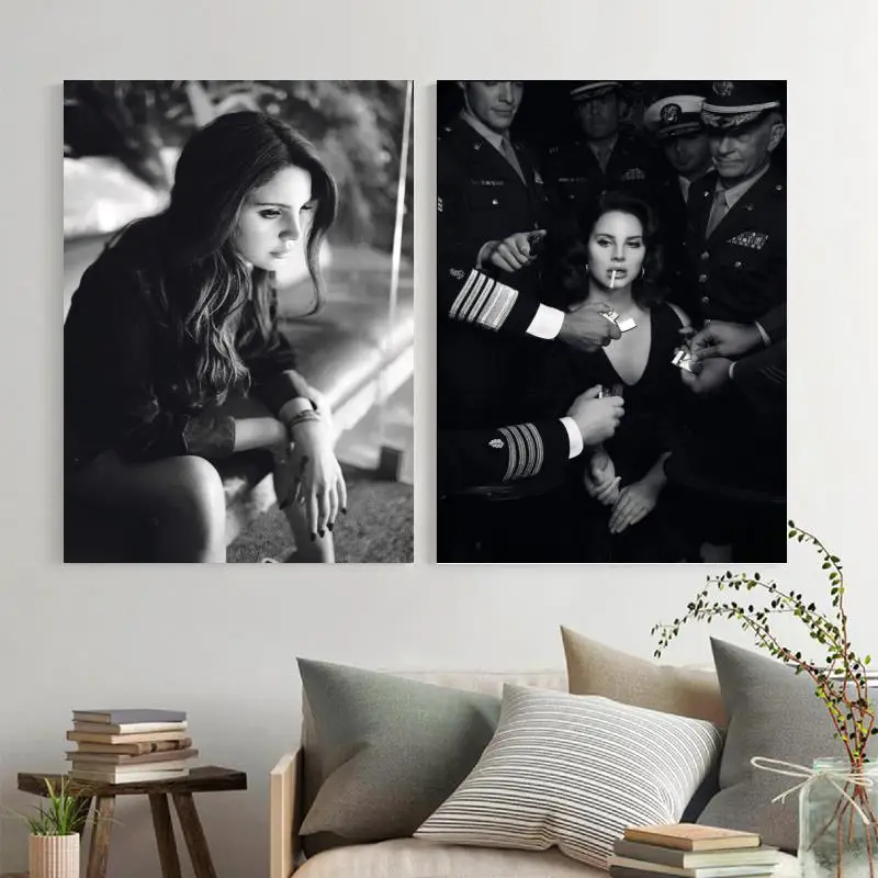 

Lana Del Rey Singer Musician Baroque pop Dream pop Canvas Art Poster Wall Art Picture Print Modern Family bedroom Decor Posters
