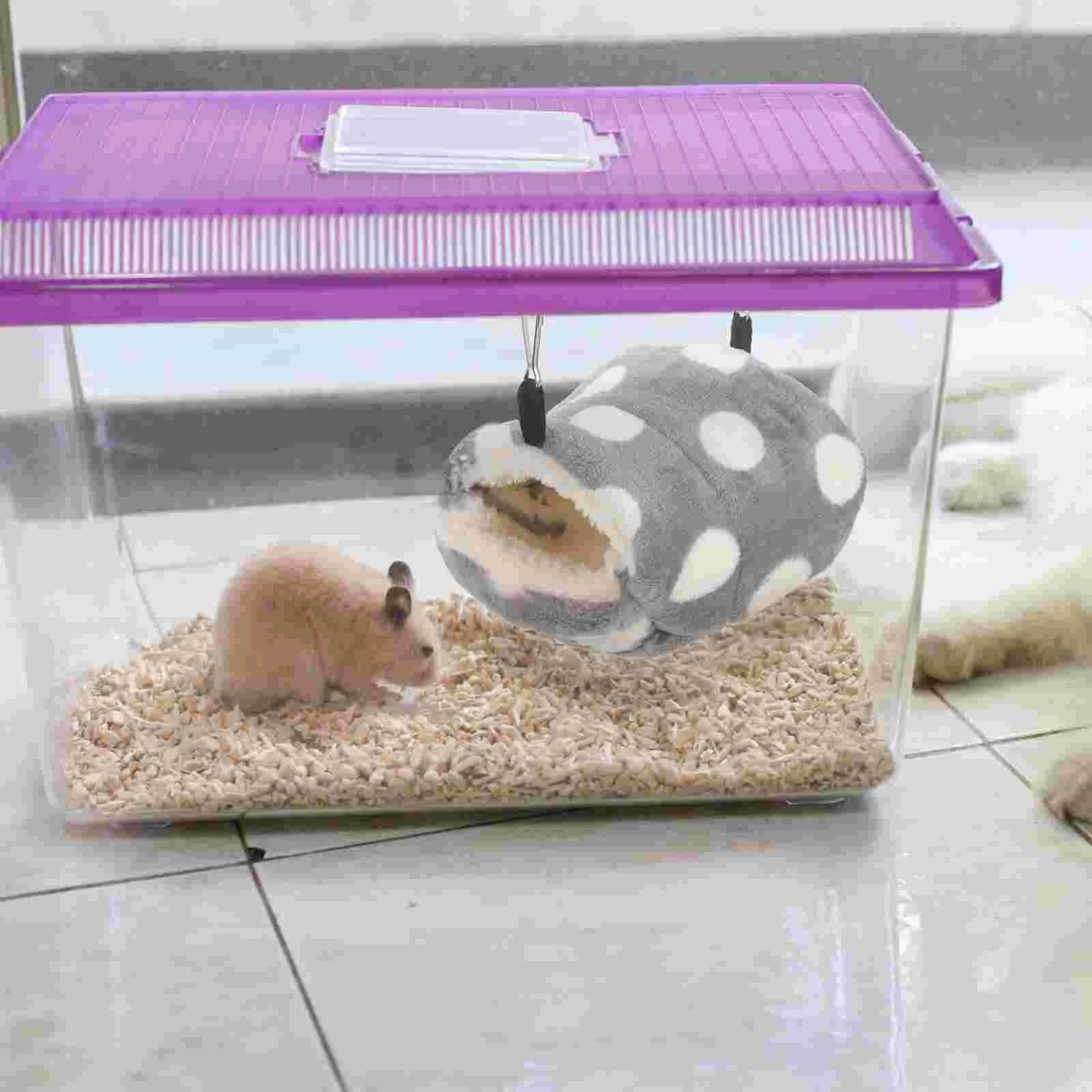 Фланелевая кровать для домашних животных пещера аксессуары гамака в горошек