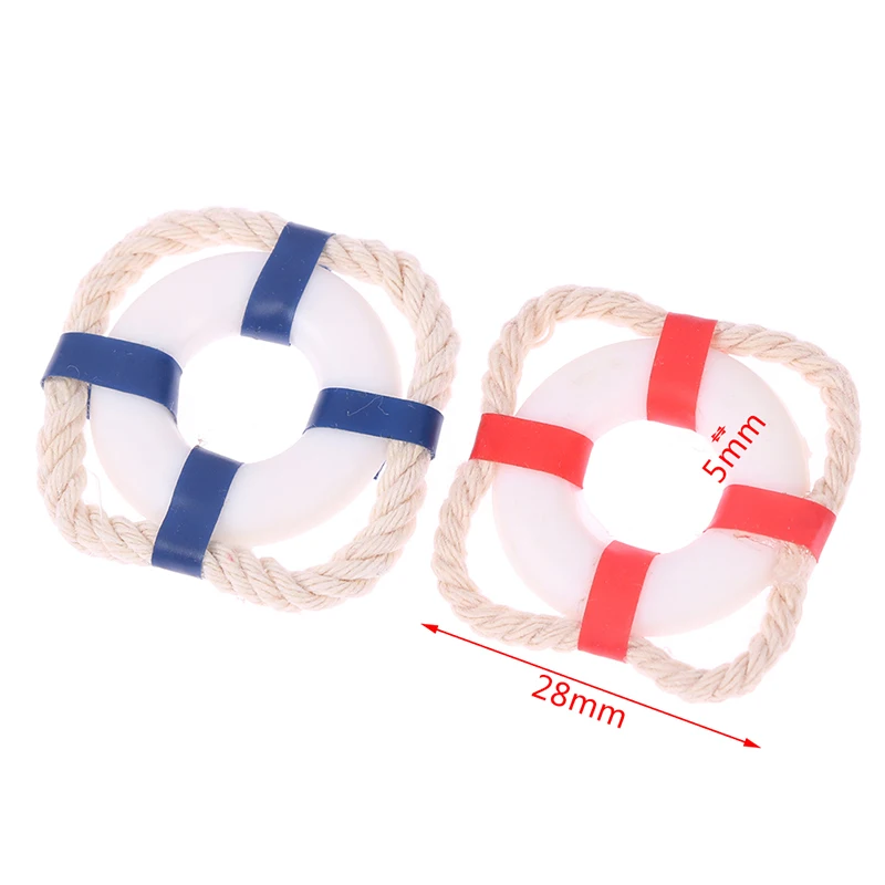 

1 шт. 1:12 Миниатюрная модель спасательного буя, модель кукольного домика, миниатюрная декоративная фигурка для украшения пищевых сцен, крафт...