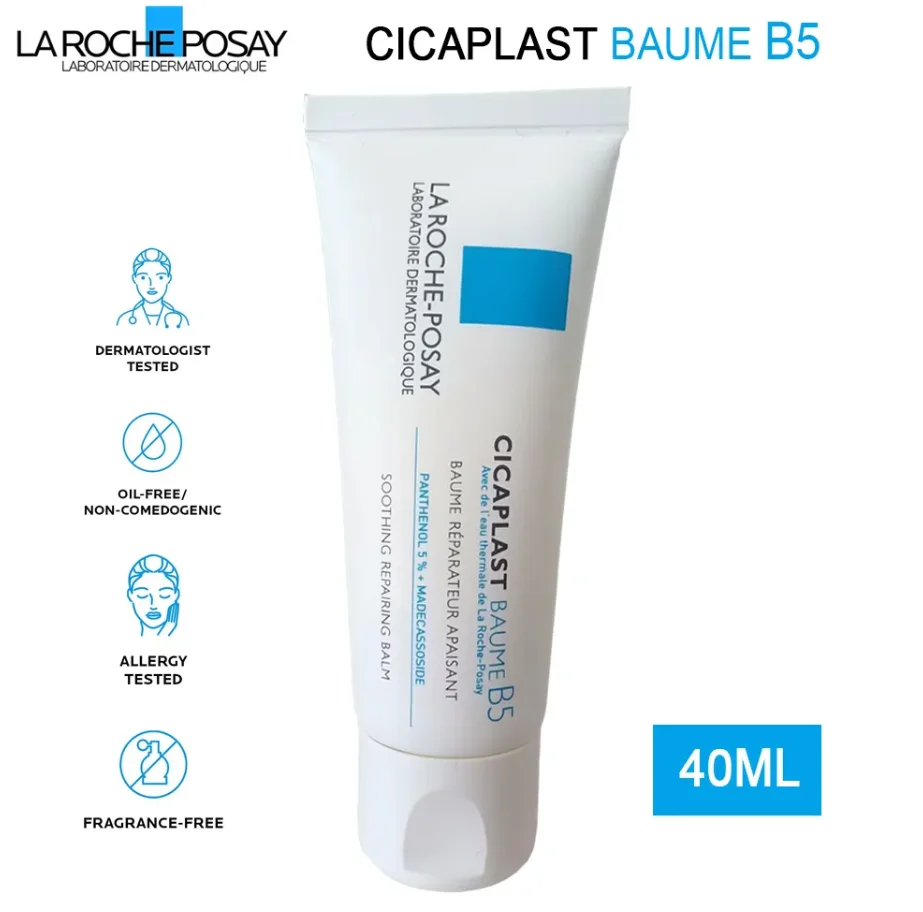 

La Roche-Posay B5 40ml Moisturizing Romoving Acen Cream Soothes Sensitive Skin Centella Repairs Redness Dryness For All Skin