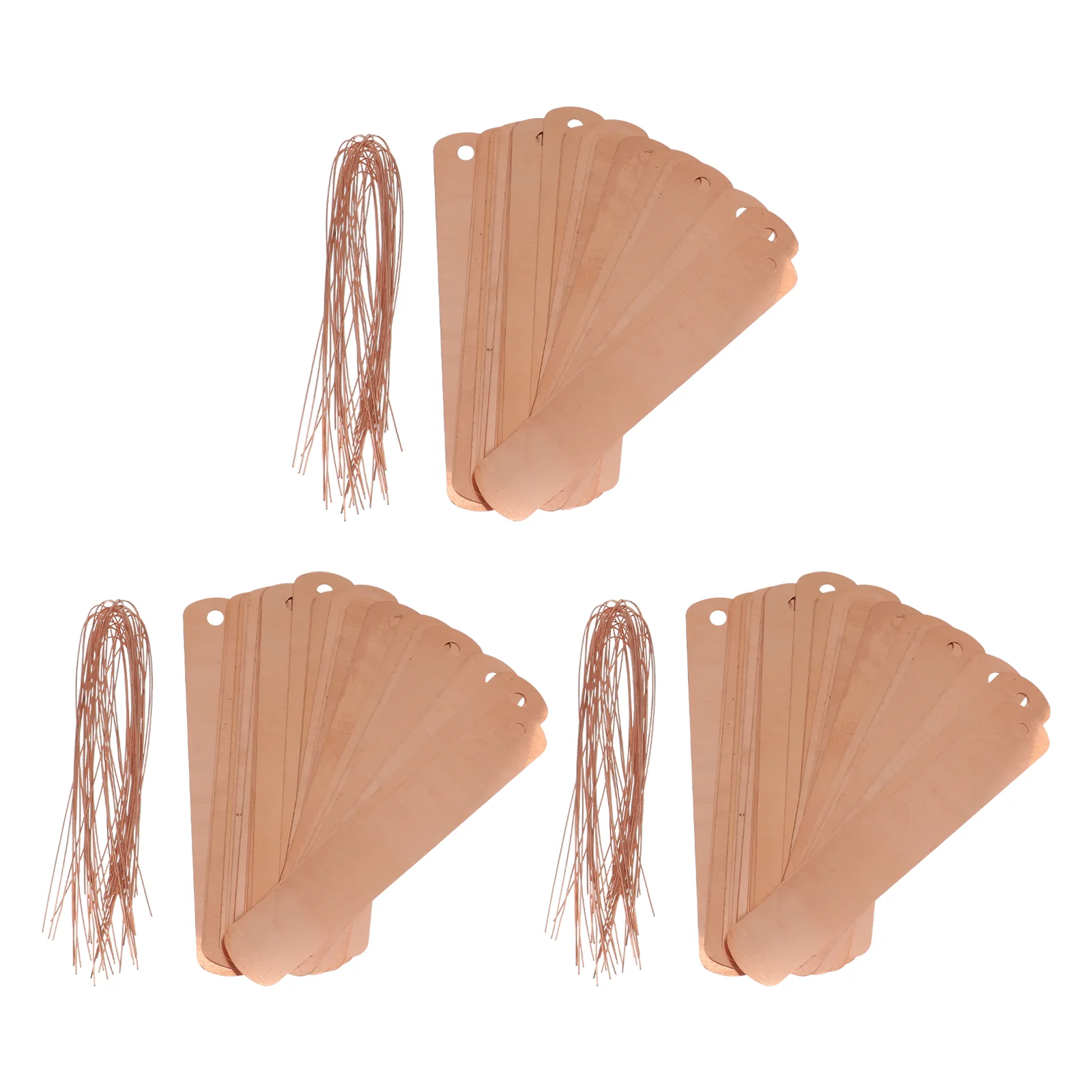 

Garden Labels Nursery Tags: Copper Tree Marker Identification Sign Tags Park garden Flower Pot Hanging Labels with Wires 30set