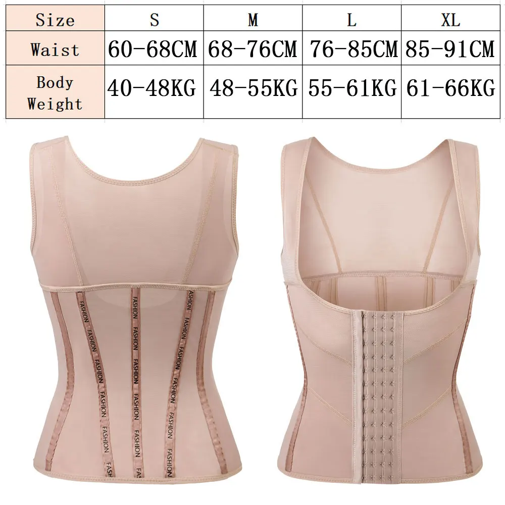 Corset Top Slimming Girdle Woman Belly Sheath Postpartum Recovery Shapewear Waist Body Shaper Underwear Posture Correction Vest