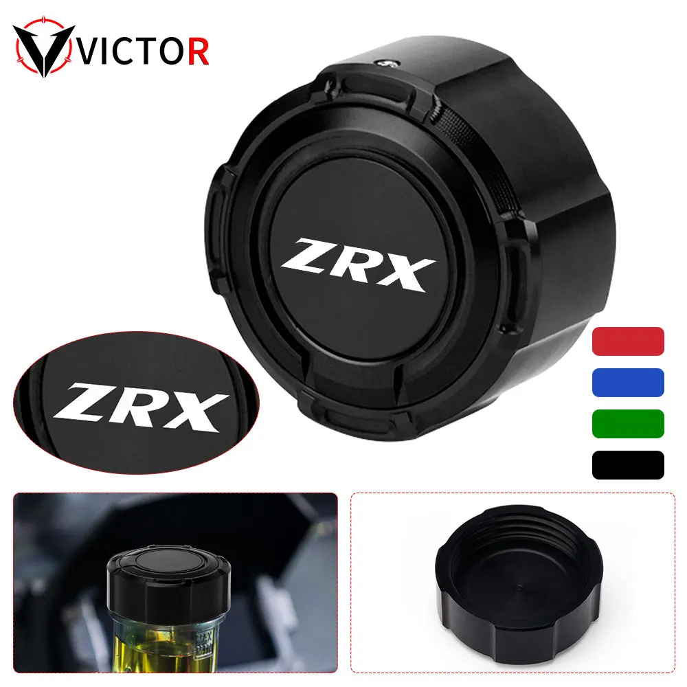 

Motorcycle CNC Aluminum Front Fluid Brake Clutch Reservoir Cover For KAWASAKI ZRX 1200 ZRX1200 ZX-11 ZZR ZZR1200 ZZR 1200 zrx