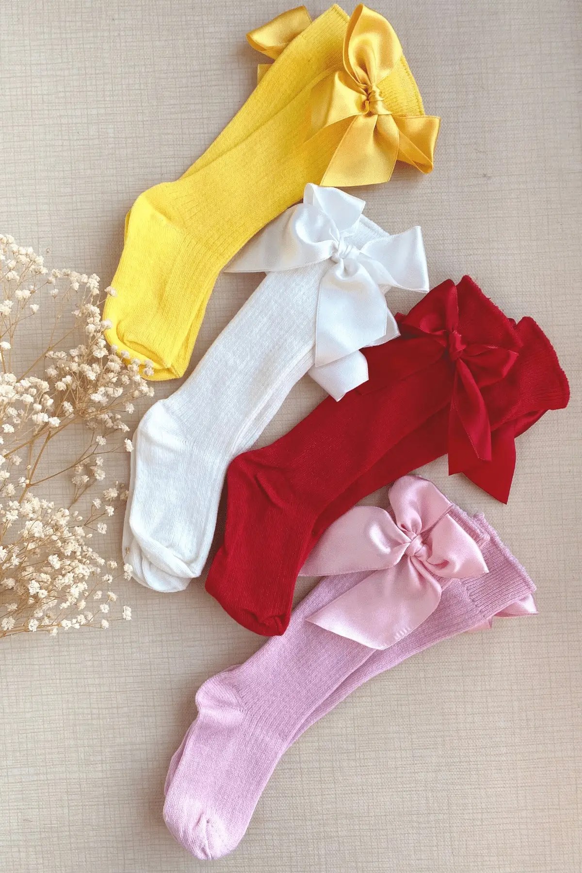 

Хлопковая прямая нижняя часть с бантом для женщин и детей, 4 дюйма, желтый, белый, красный, розовый