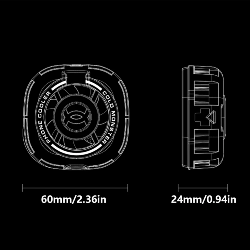 Усовершенствованный полупроводниковый радиатор охлаждения телефона Охлаждение