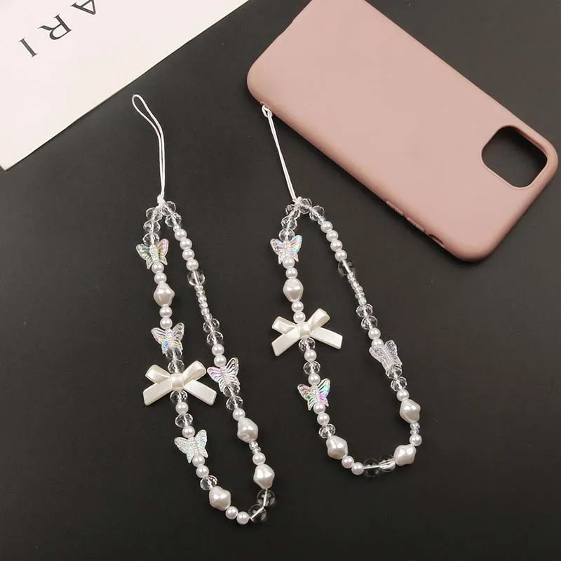 

Simple Lace Style Pure Color Wrist Strap Lanyards for Keys ID Card Gym USB Mobile Phone Straps DIY Hang Rope Lanyard with Shell