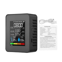 air quality monitor humidity digital air quality meter co2 hcho tvoc accurate tester for office co2 detector