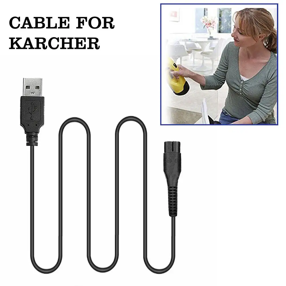 USB-кабель постоянного тока 5 В 0 6 А зарядное устройство для Karcher WV1 Plus WV2 WV5 WV55 WV75