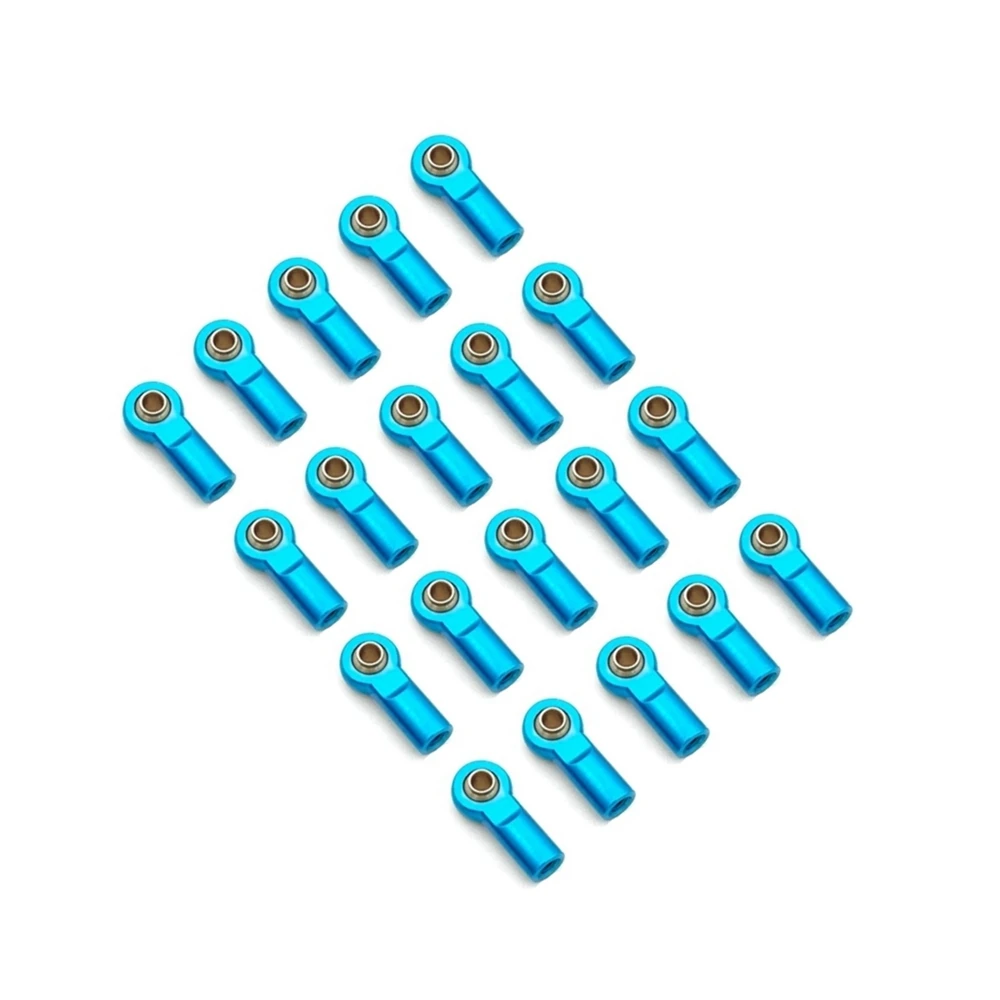 20 шт. металлическая головка рулевой тяги M3 для радиоуправляемого автомобиля 1/10