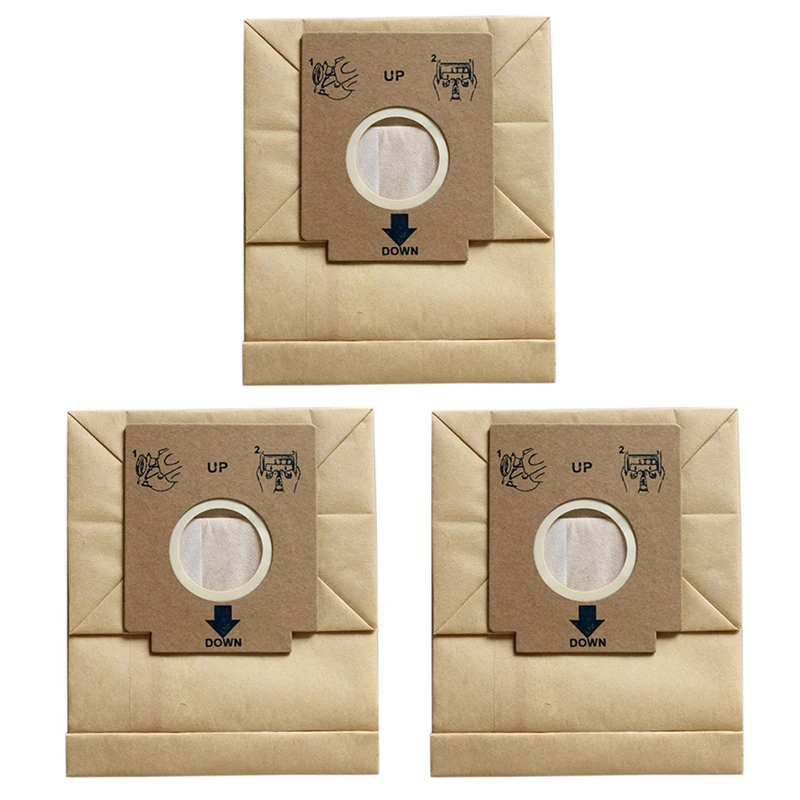 

Пылесборники из крафт-бумаги для пылесоса, пакеты с двойным фильтром для Electrolux Z1480, ZC1120, ZC1120B, 60 шт.
