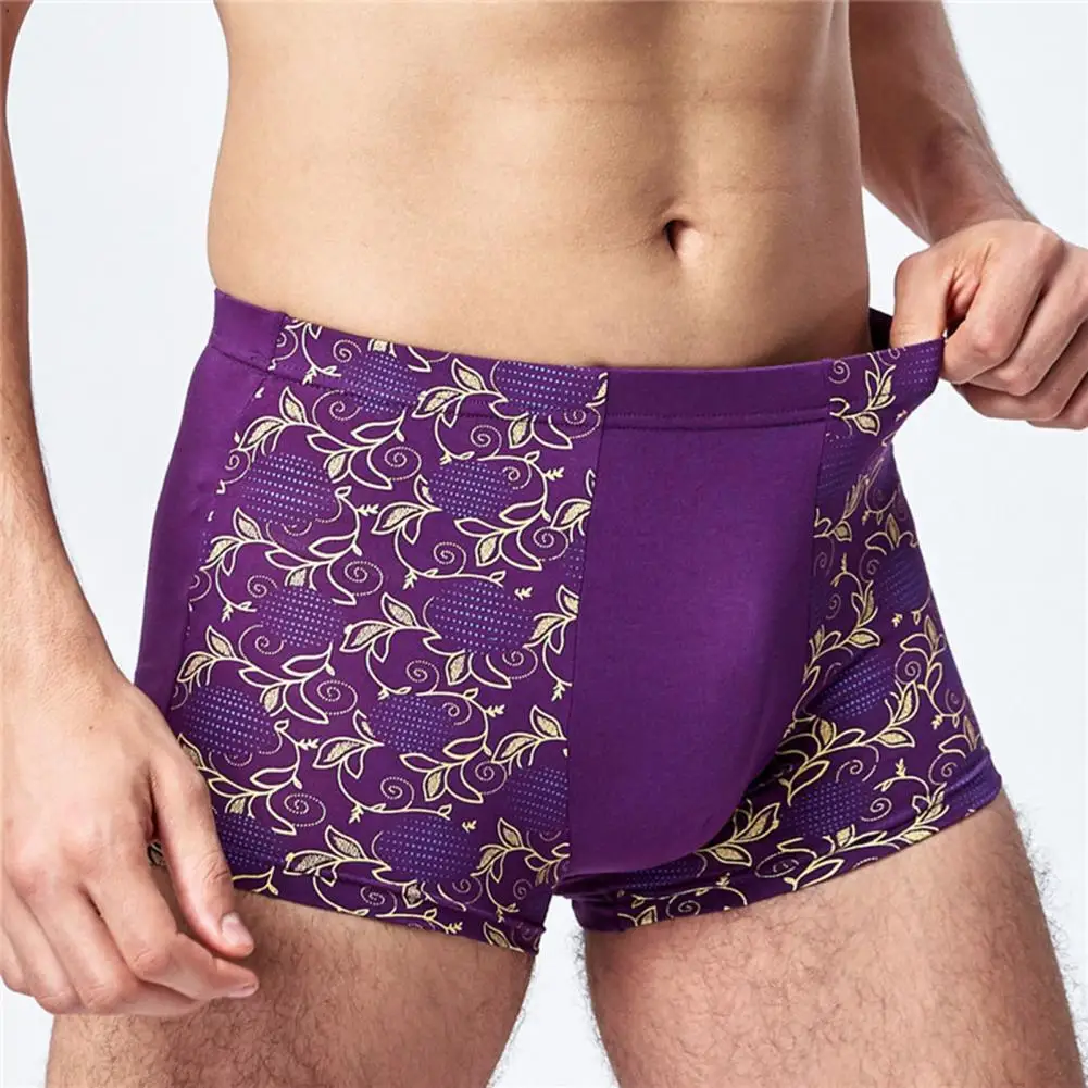 

Moisture Wicking Comfortable U-Bump Men Boxer Underwear for Daily Life