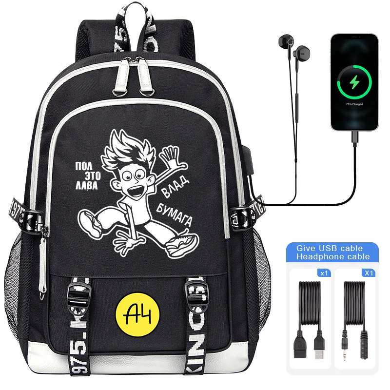 

Детский вместительный рюкзак Merch A4, школьный ранец для девочки с мультипликационным рисунком, Вместительная дорожная сумка с USB-разъемом