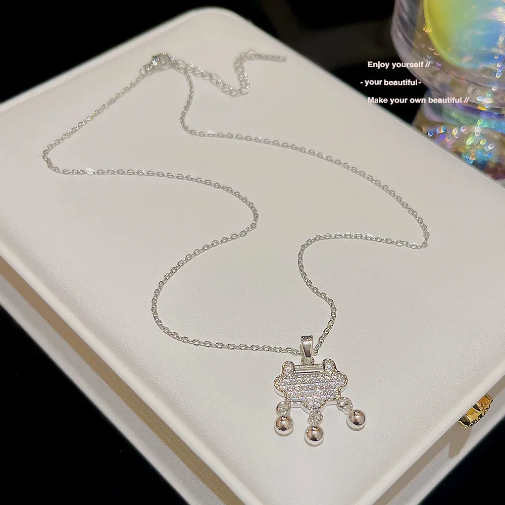 Корейское ожерелье с подвеской из циркона Ins Стиль Нишевый дизайн