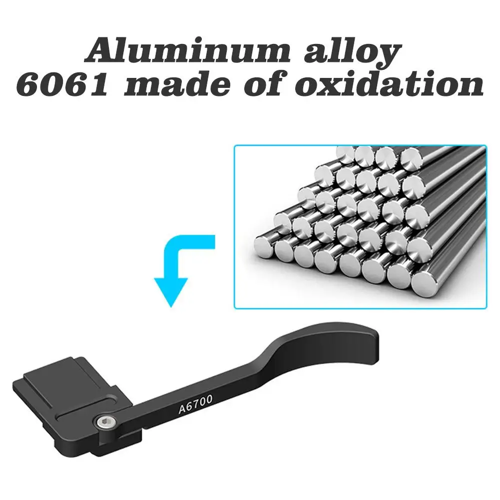 Для Sony A6700 Metel ручка для большого пальца горячего башмака кронштейн крепления