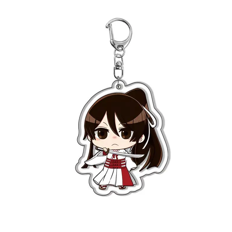 

Anime Jigokuraku Keychain Cartoon Figure Cosplay Gabimaru Aza Sagiri Shugen Yui Acrylic Pendant Jewelry Car Keyring Fans Gifts