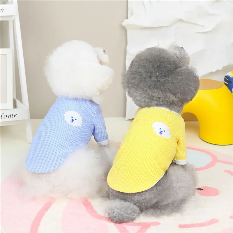 

Bear Pattern Dog Clothes Dog Shirt Pet Pullover Hoodies For Small Medium Dogs York Dachshund Dog Sweatshirt Bottom Shirt Sweater