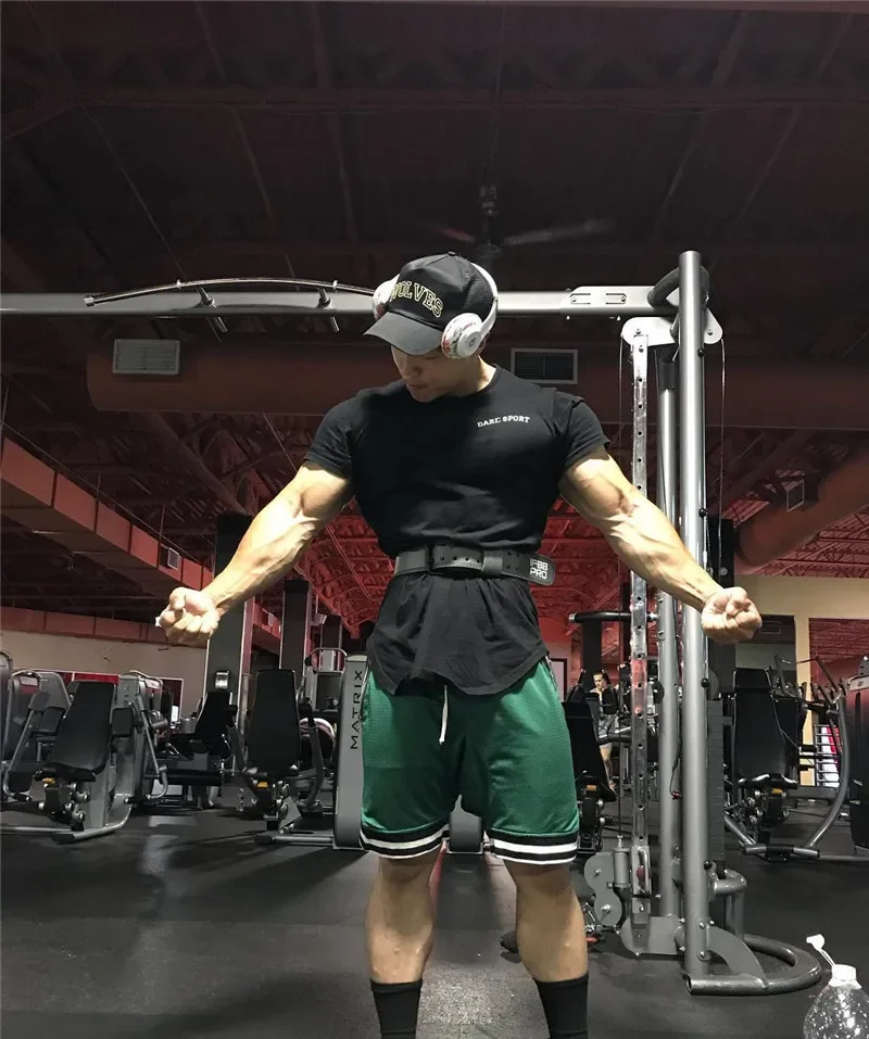 Мужские спортивные баскетбольные шорты сетчатые быстросохнущие для