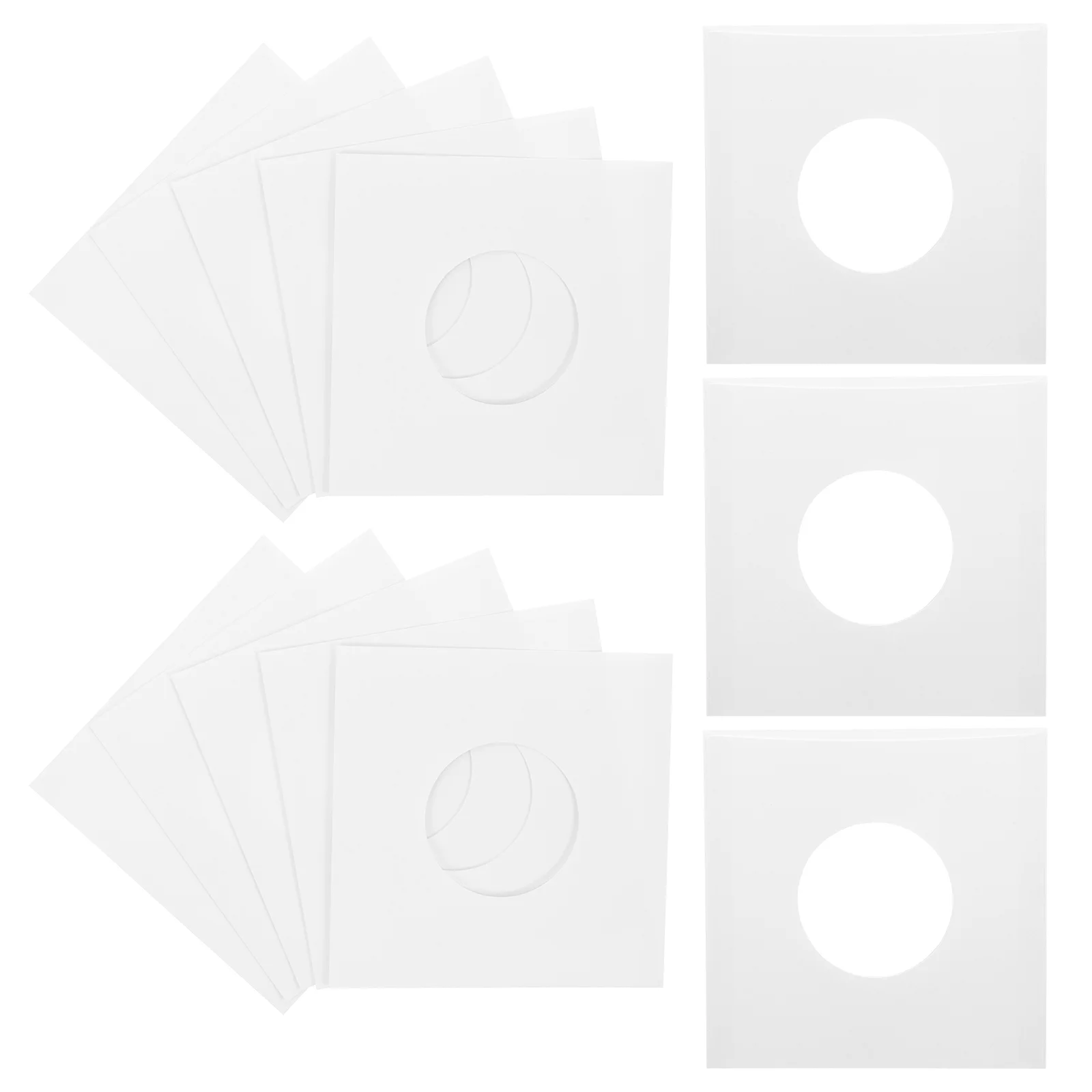 

Record Protection Bag Vinyl Storage Sleeves for Records Jackets Kraft Paper Cover Case Organizer Pouch