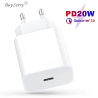 bayserry quick charge qc pd charger 20w qc4 0 qc3 0 usb type c fast charger for iphone 11 x xs xr 8 ipad xiaomi redmi note 8 pro