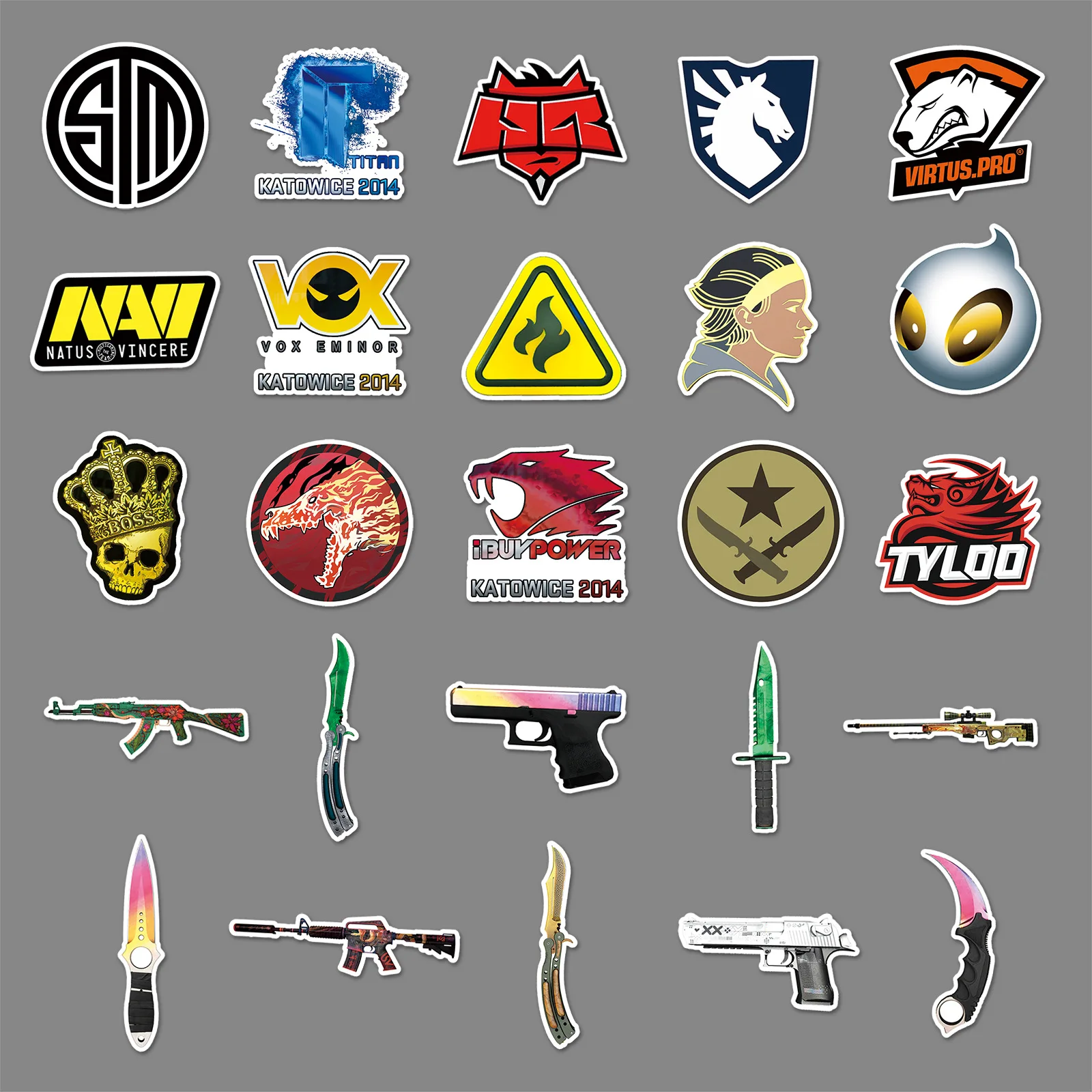 Фото 10/52 шт. CS GO мультяшная наклейка с граффити «сделай сам», ноутбук, телефон, скейтборд, гитара, чемодан, шлем, наклейки, забавные наклейки для детей, игрушки, подарок №4