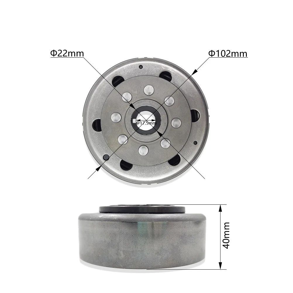 Фото OTOM ZS177MM ZS194MQ мотоциклетный магнитный ротор магнитный цилиндр для ZONGSHEN NC250 NC450 KAYO BSE MOTOLAND AVANTIS аксессуары №2