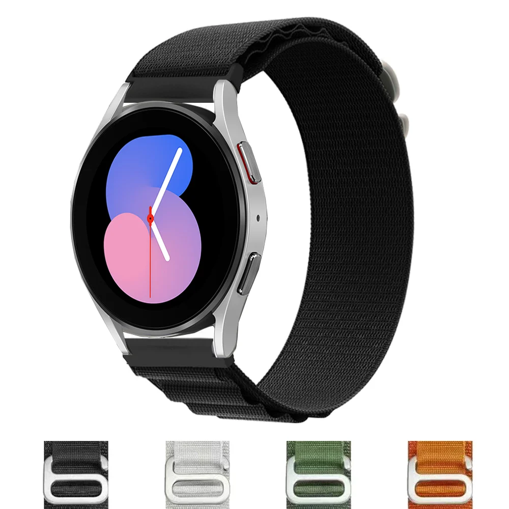 

Ремешок 20 мм 22 мм для Samsung Galaxy Watch 5 Pro, браслет для active 2 Gear S3 Alpine, браслет-петля для Galaxy watch 4 44 мм 40 мм