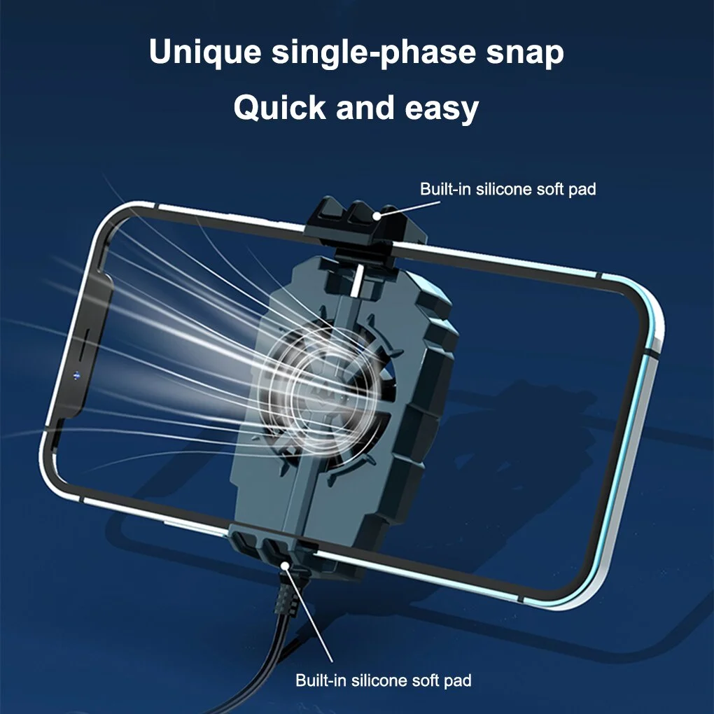 

G6 Phone Cooling Fan Radiator Mobile Phone Cooler Semiconductor Radiator Cooling Fan Holder Mute Stretchable High Quality