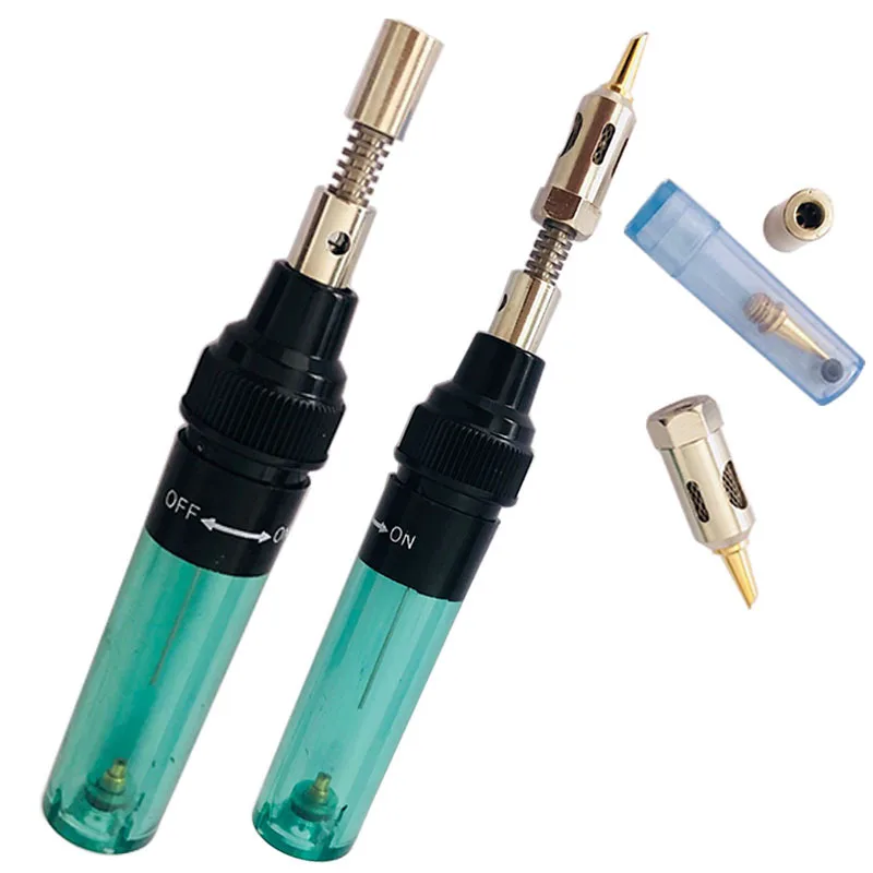 

1300 Celsius Butane 4 In 1 Portable Soldering Iron Kit Welding Pen Burner Blow Torch Gas Soldering Iron Cordless Butane Tip Tool