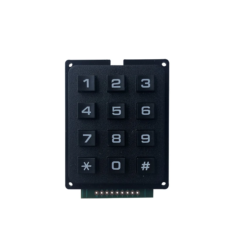 12 клавиш 16 клавиш 4*4 4*3 мембранная клавиатура переключатель 4x4 4 4x3 матричная клавиатура мембранная клавиатура переключатель клавиатура