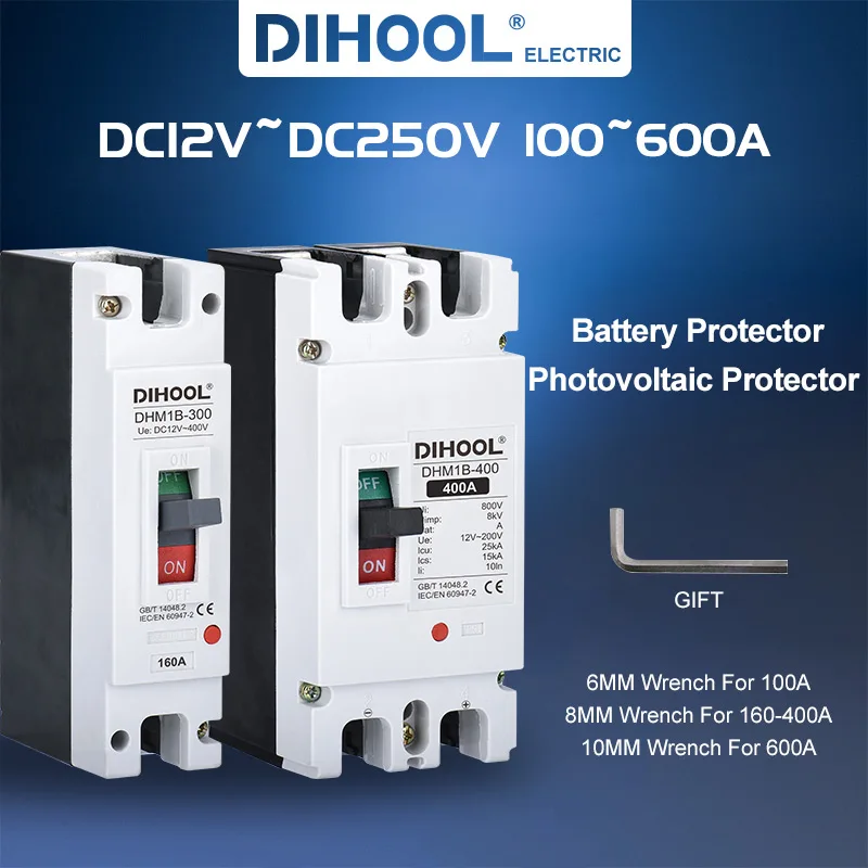 Предохранитель солнечной батареи, 12 В, 24 В, 36 В, 48 В, 96 в, 120 В постоянного тока, автоматический выключатель, 100 А, 200 А, 300 А, 400 А Предохранитель солнечной батареи, 12 В, 24 В, 36 В, 48 В, 96 в, 120 В постоянного тока, автоматический выключатель, 100 А, 200 А, 300 А, 400 А