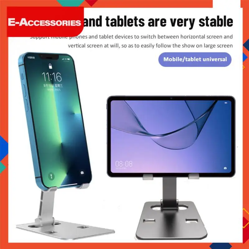 

Bedside Live Desktop Stand Aluminum Alloy Multi-function Riser Bracket Foldable Lifting Desktop Phone Stand Phone Accessories