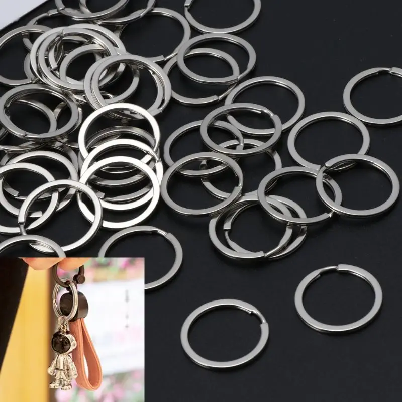 

50PCS for Key Rings 1 Inch for Key Rings Metal Keychain Rings Split Keyrings Flat Ring for Home Car Office Keys Attachme 40GB