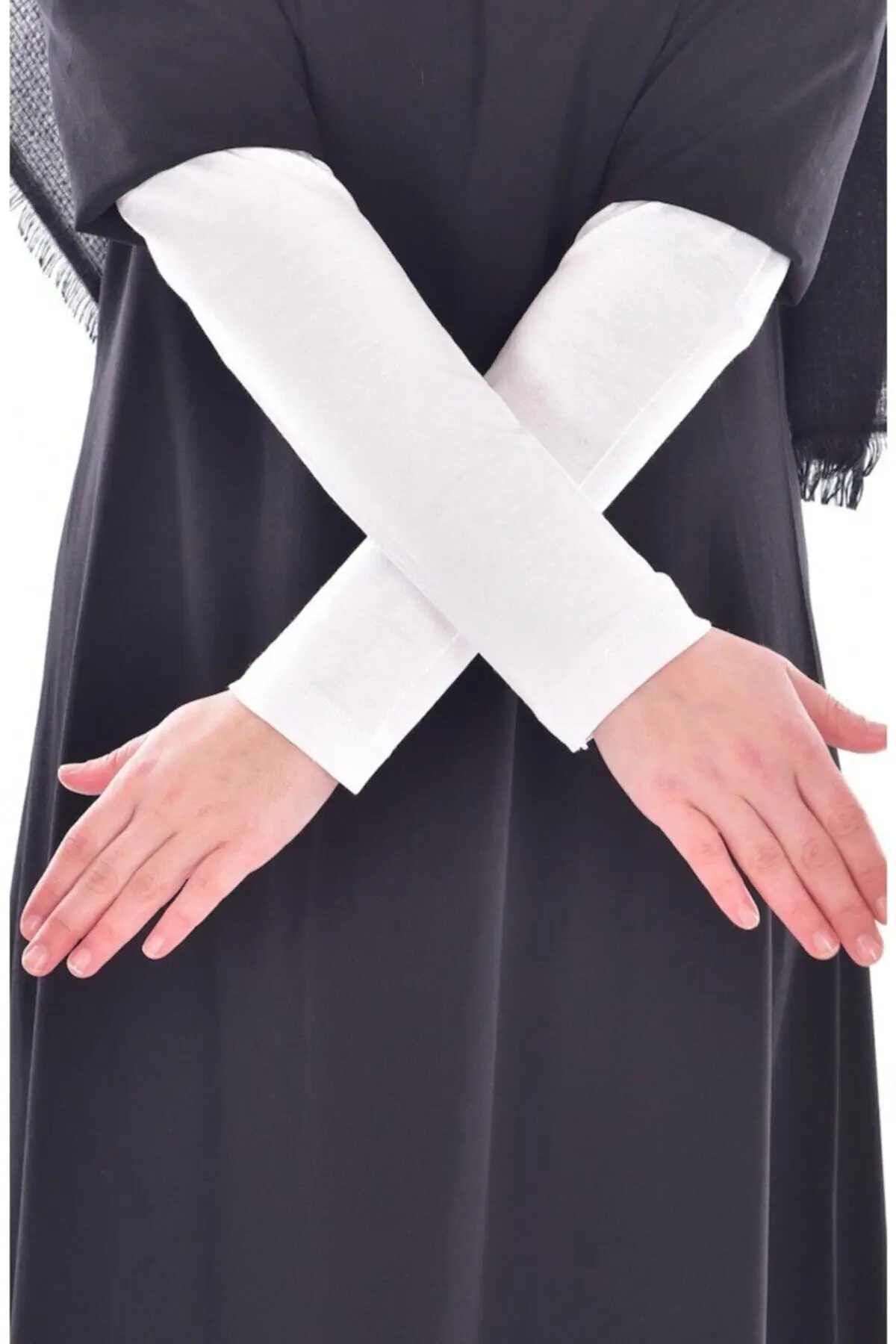 Женская белая чесаная вуаль и молитвенные