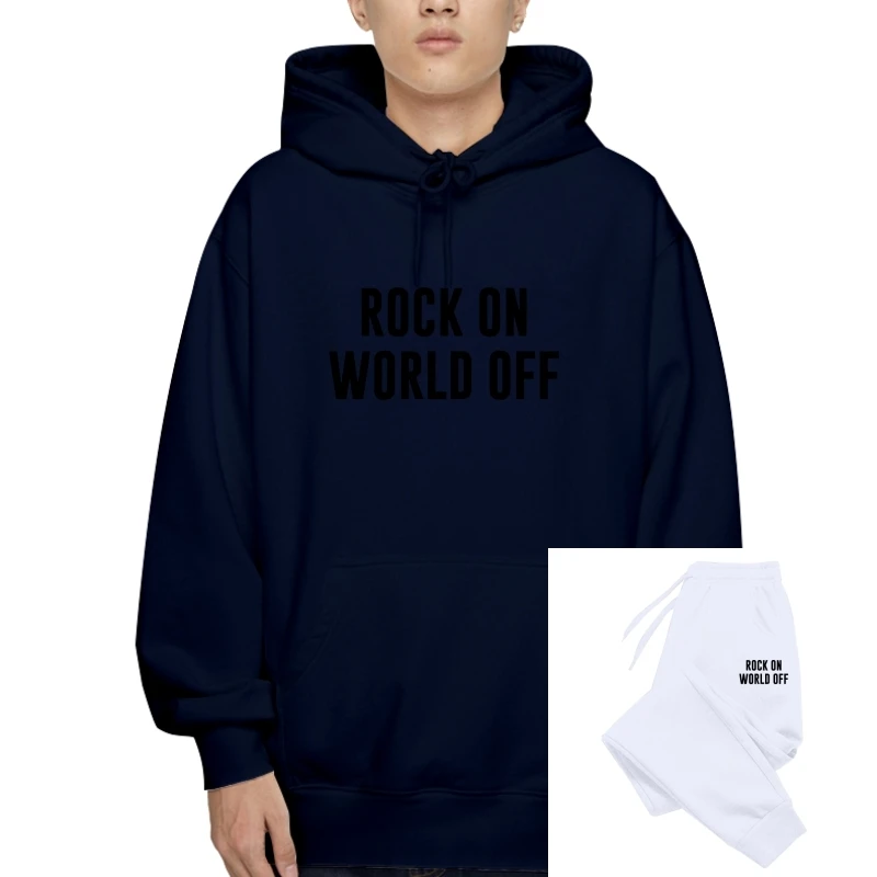 

Rock On World Off Festival Outerwears Music Concert Hip Hop Pop House Rave Sweatshirt Full-Figured Outerwears