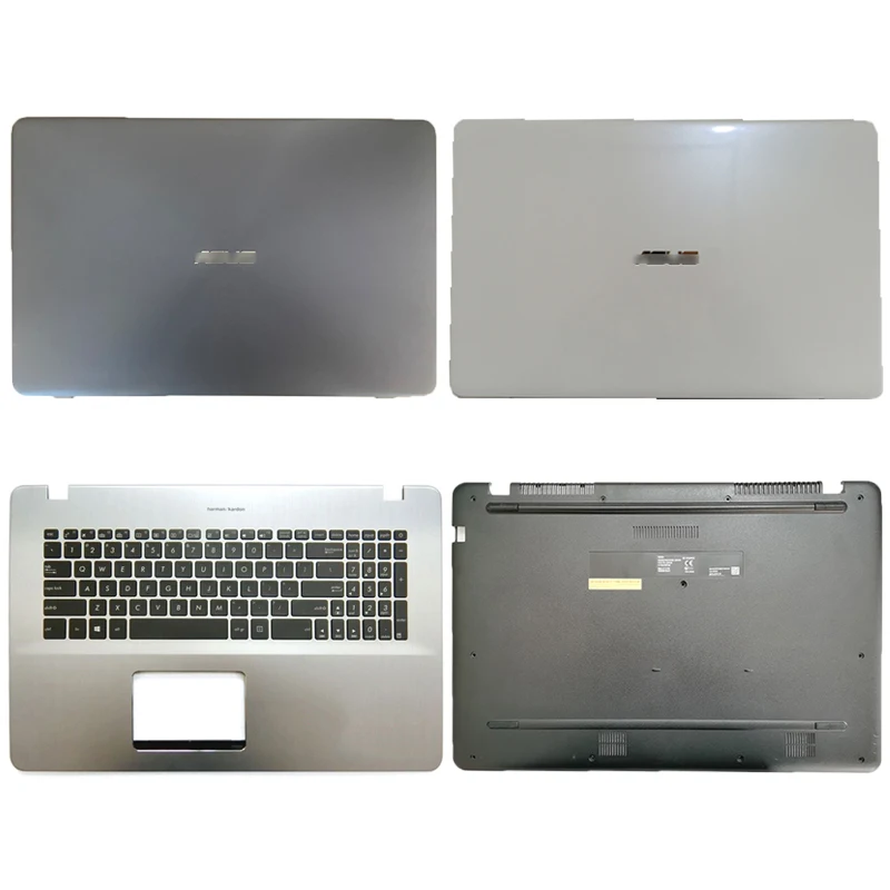 

New portable lcd back cover/front frame/handrest/bottom case for asus ​x705 x705c x705ud x705m