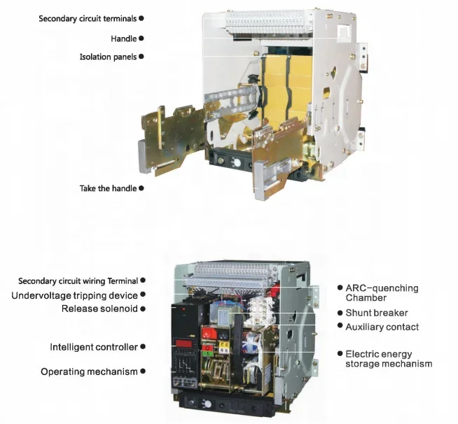 3200a 3600a 4000 amp 3p 4p низкое напряжение DW45 Интеллектуальный обычный автоматический