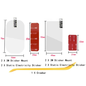 Для 70mai Dash Cam A400 Dash Cam Smart 3M пленка и статические наклейки для 70mai Cam A400 Car DVR 3M пленка