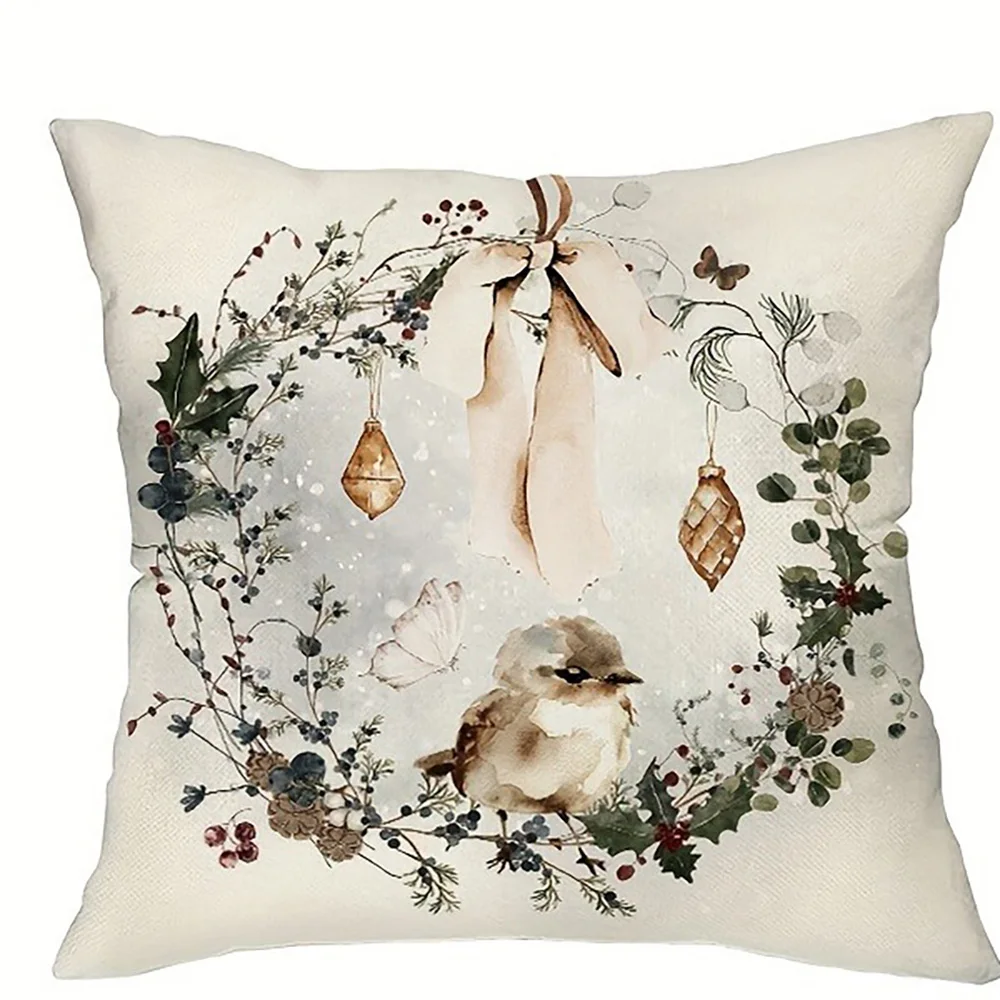 Наволочки Hello Winter, полиэстер велюр, 40x40см