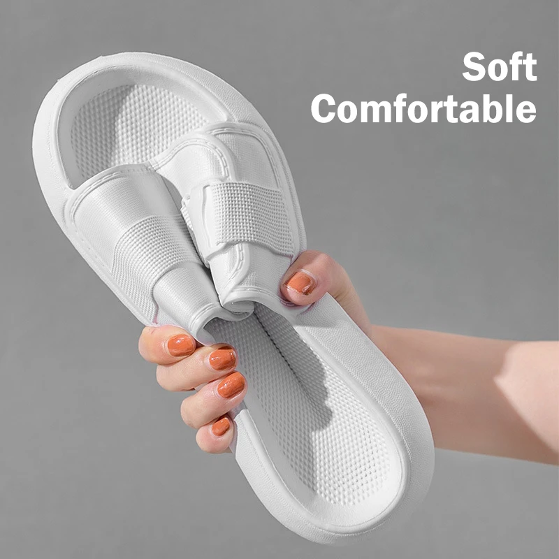 

Модные мужские тапочки; Тапочки на толстой платформе; Мягкие домашние Шлепанцы из ЭВА; Нескользящие летние пляжные сандалии; Женская обувь ...