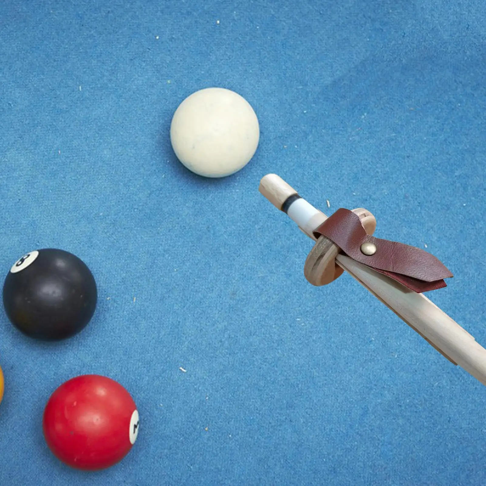 Зажим для наконечника кия портативный прочный деревянный аксессуар бильярда