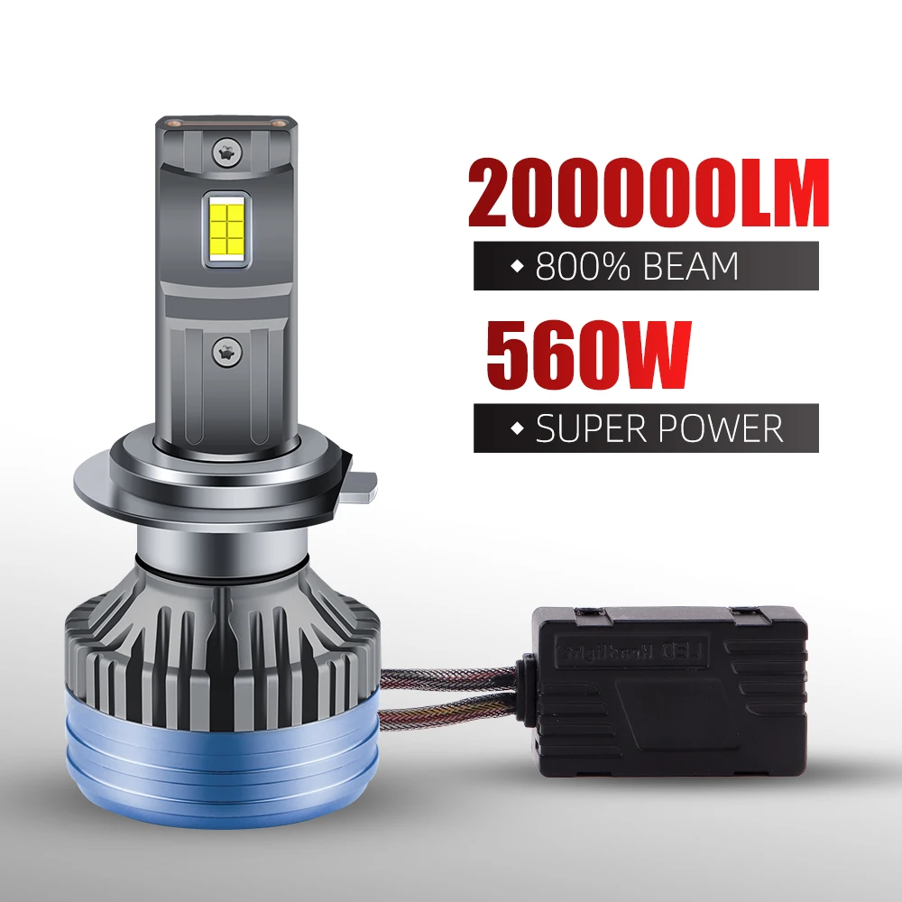560 Вт 200000LM H7 светодиодный Canbus автомобильные фары H1 H8 H9 h11автомобильные фары Hb3 Hb4 9005 9006 9012 H4 светодиодный фары для автомобилей авто лампы