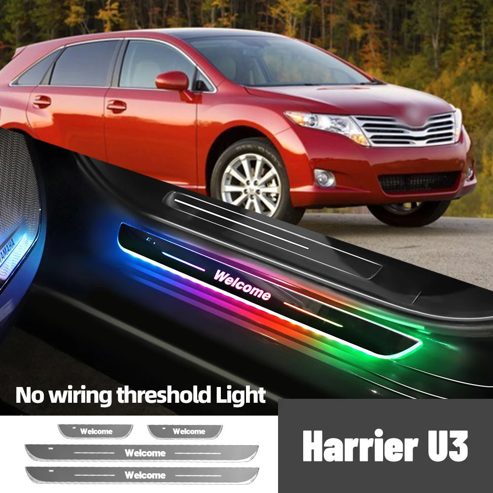 Для Toyota Harrier U3 2003-2012 2009 2010 2011 автомобильный порог индивидуальный логотип