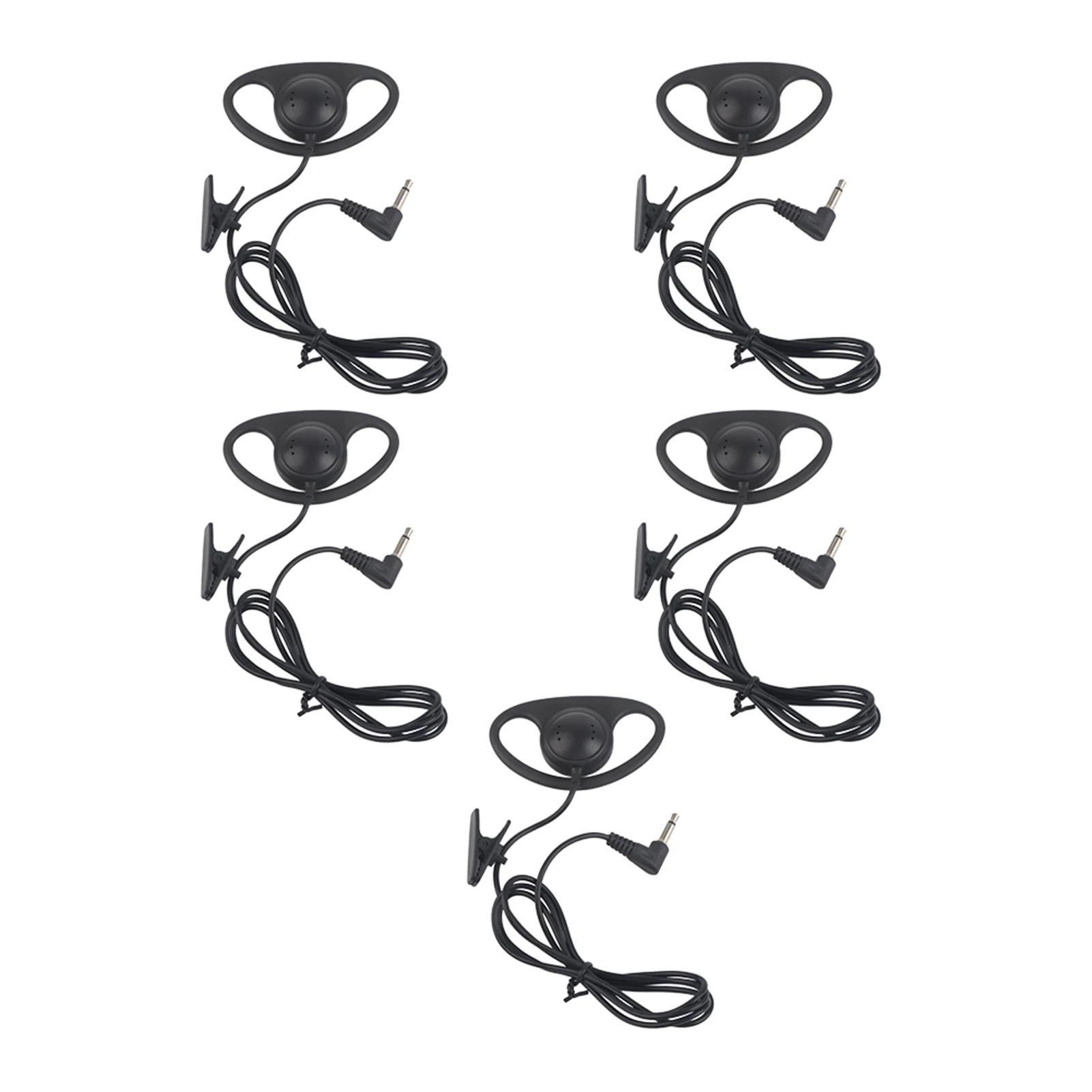 Наушники 3 5 мм разъем d-образный наушник гарнитура для двусторонней радиосвязи