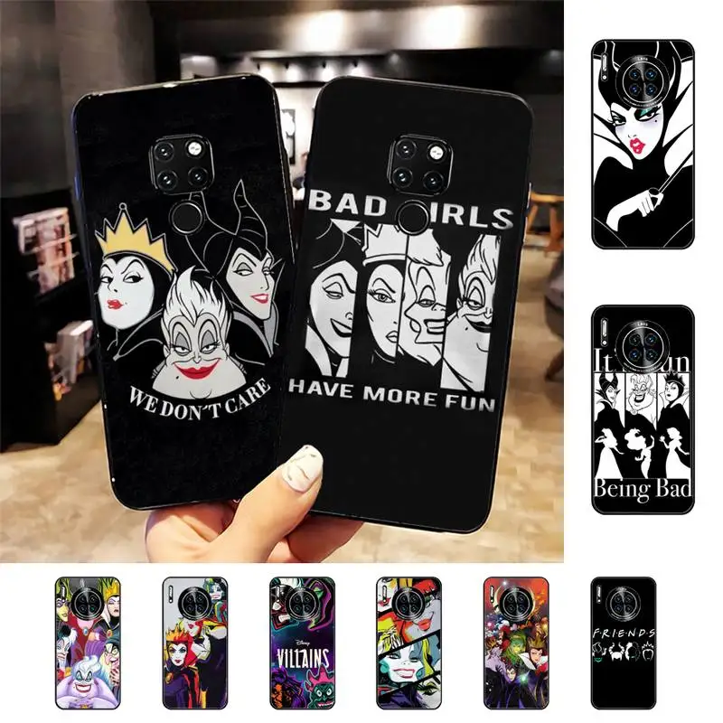 

Disney villains Phone Case For Huawei Nova 7 Se 5 3i 3e 3 2 5i Mate 10 20 Lite 30 40 Pro 20x 9 Cover